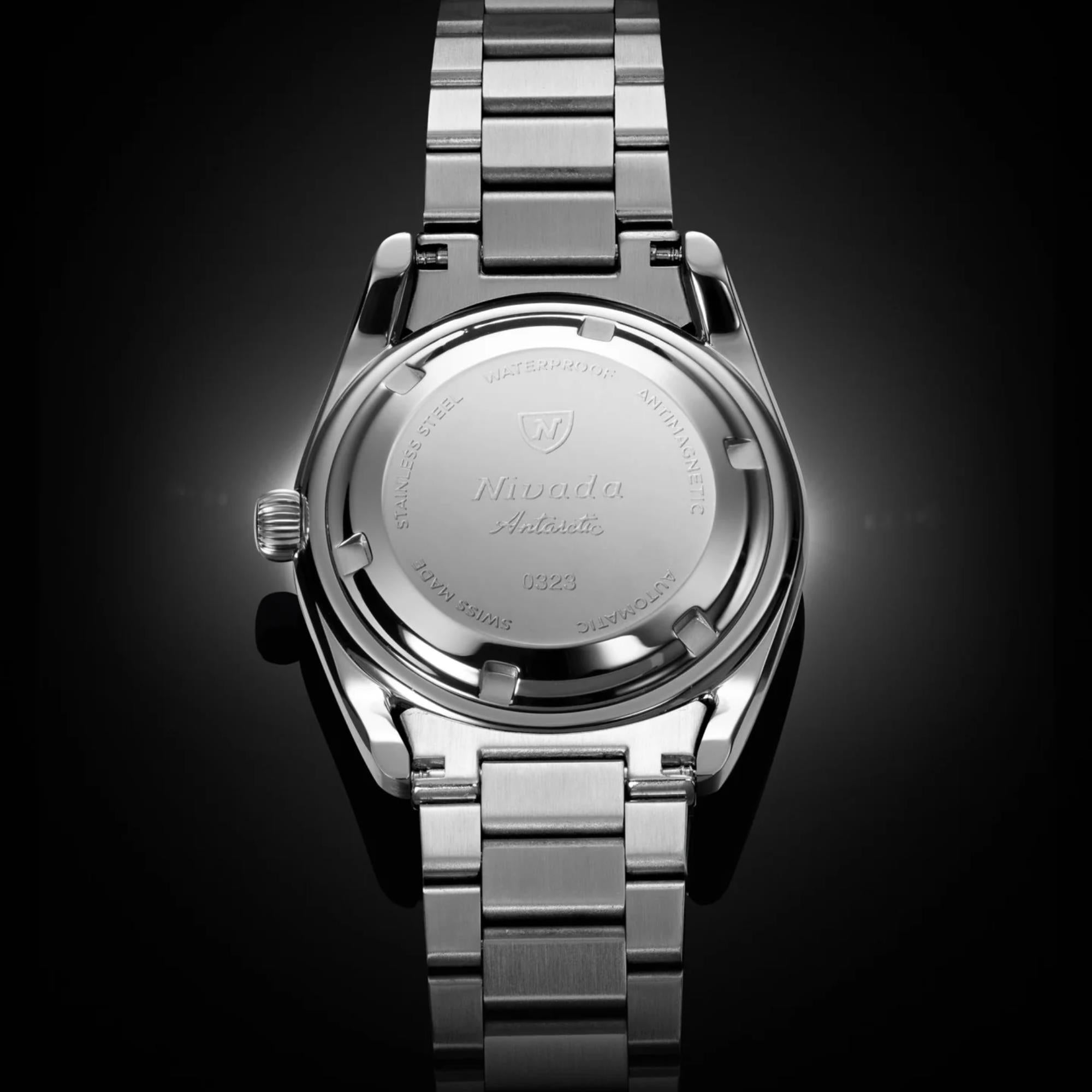 Nivada Grenchen Antarctic Spider 32042A20 case back view