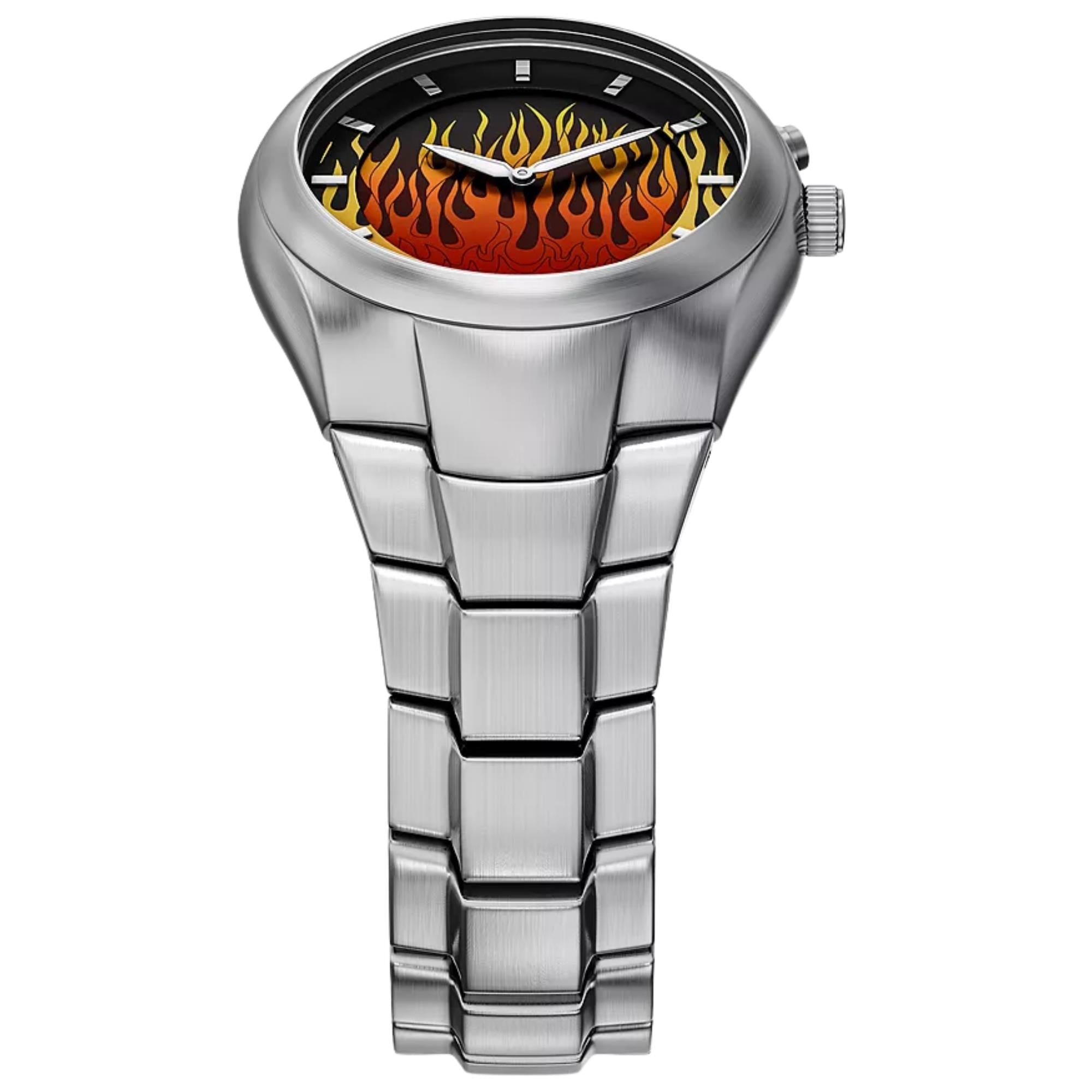 Fossil Y2K Big Tic 40mm Limited Edition Digital Steel Quartz Watch LE1230
