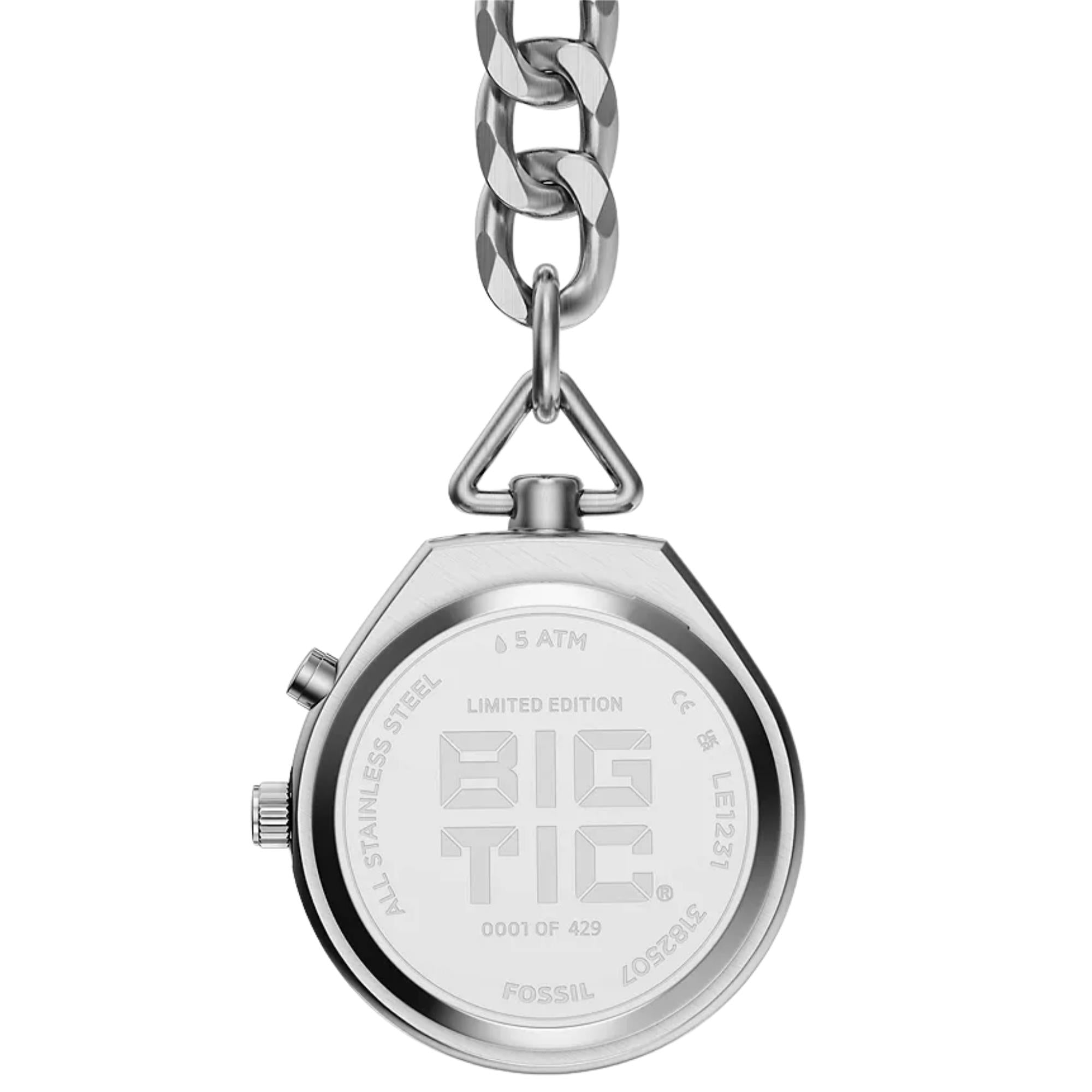 Fossil Y2K Big Tic 40mm Limited Edition Digital Steel Quartz Watch LE1231