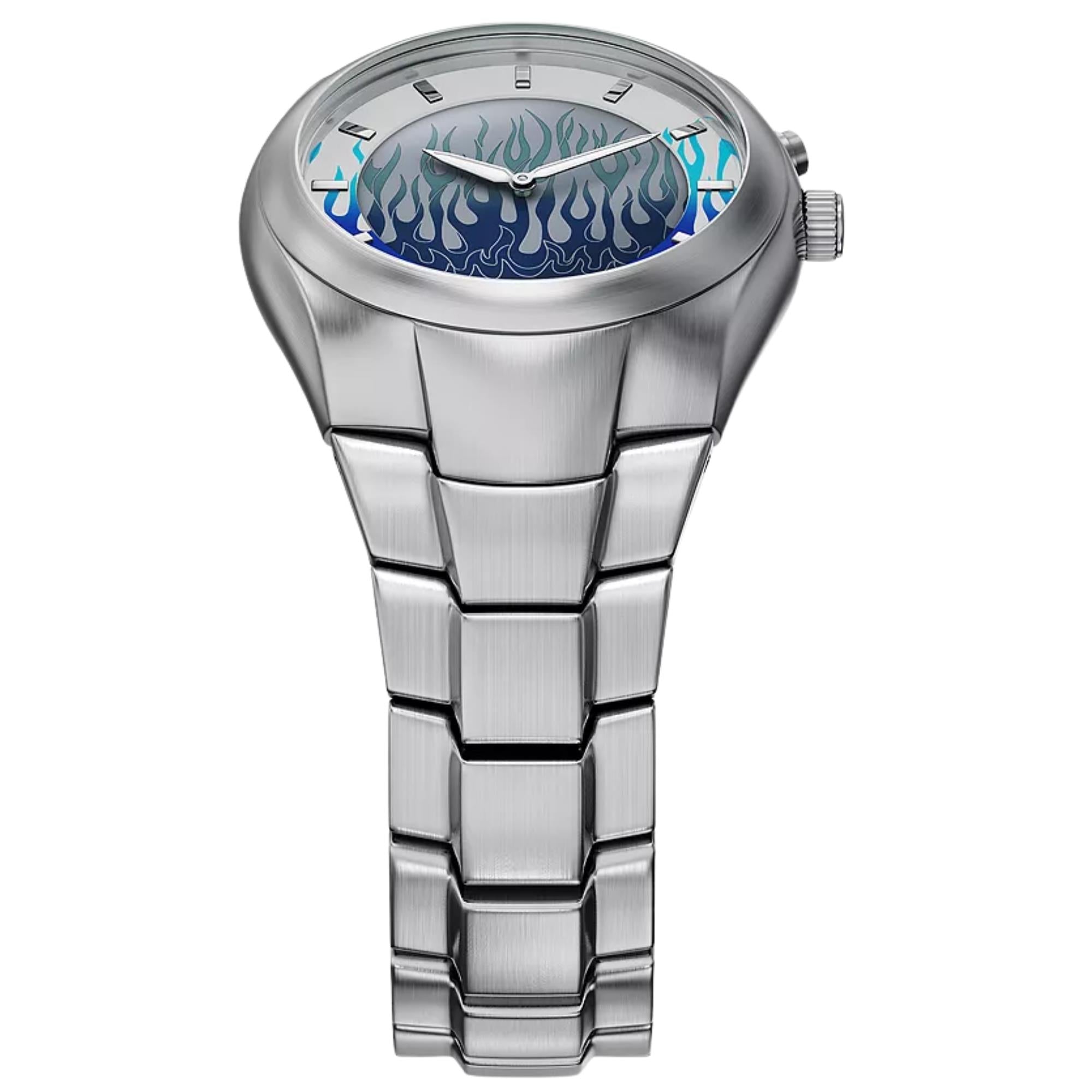 Fossil Y2K Big Tic 40mm Limited Edition Digital Steel Quartz Watch LE1234