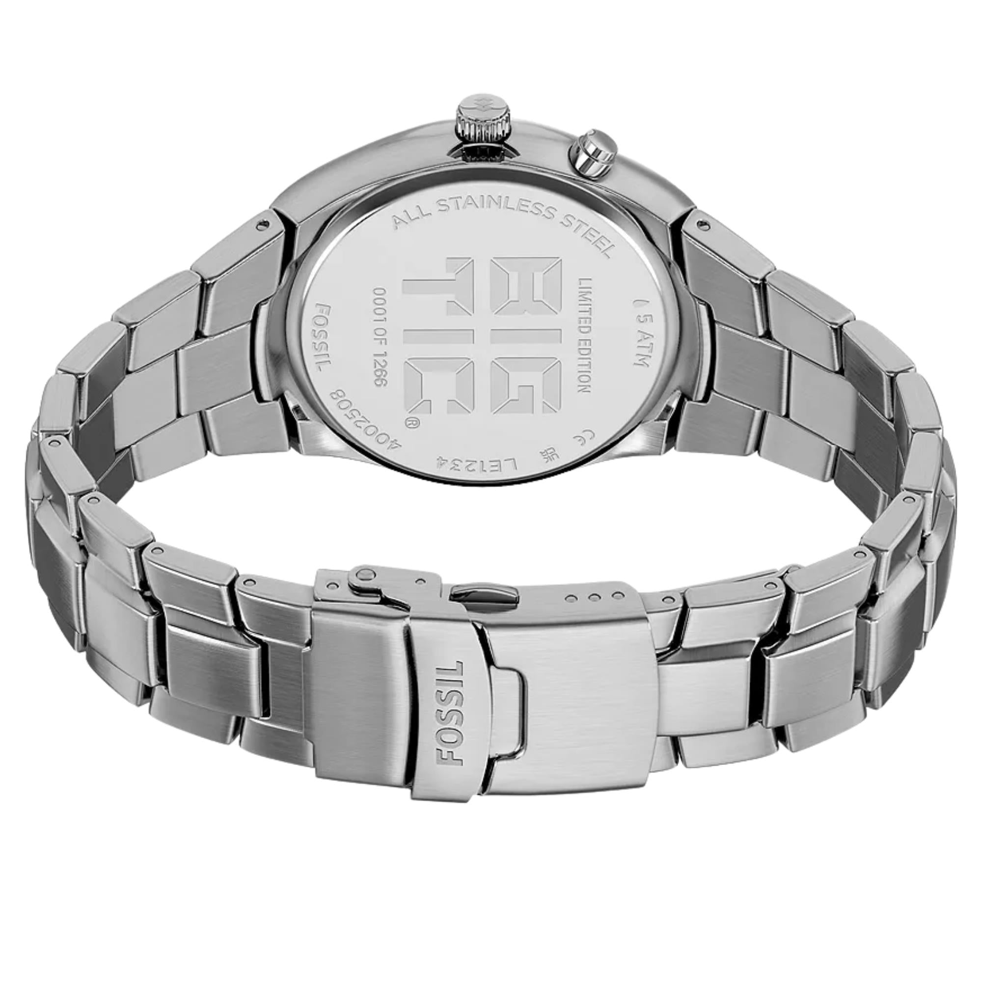 Fossil Y2K Big Tic 40mm Limited Edition Digital Steel Quartz Watch LE1234