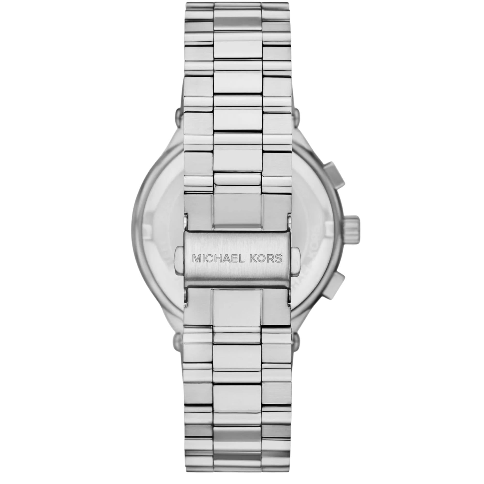 Michael Kors Billie 44mm Chronograph Blue Dial Steel Mens Quartz Watch MK9222