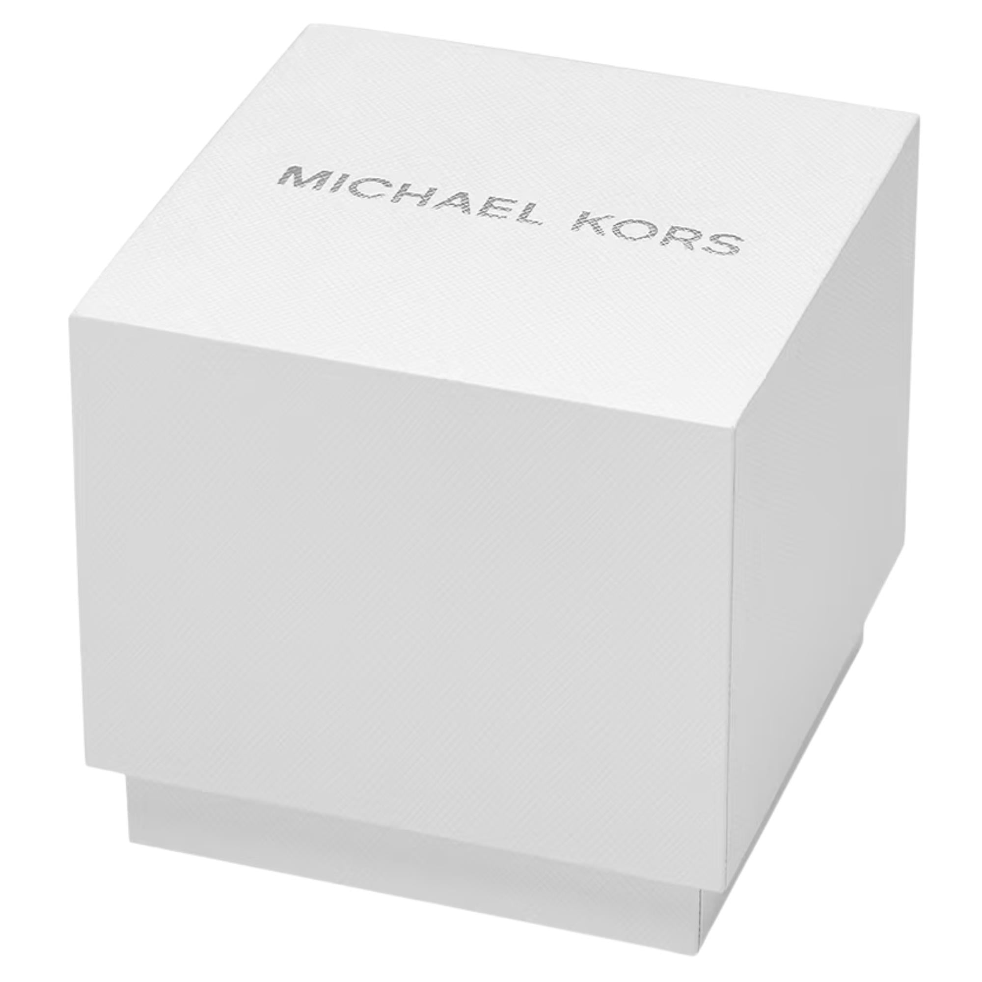 Michael Kors Rhys 40mm Chronograph White Dial Steel Mens Quartz Watch MK9240