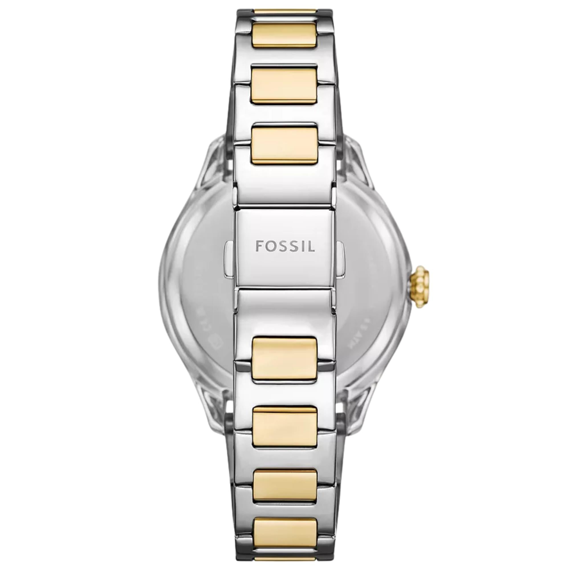 Fossil Disney Minnie Mouse 38mm Special Edition Silver Dial Steel Quartz Watch SE1122