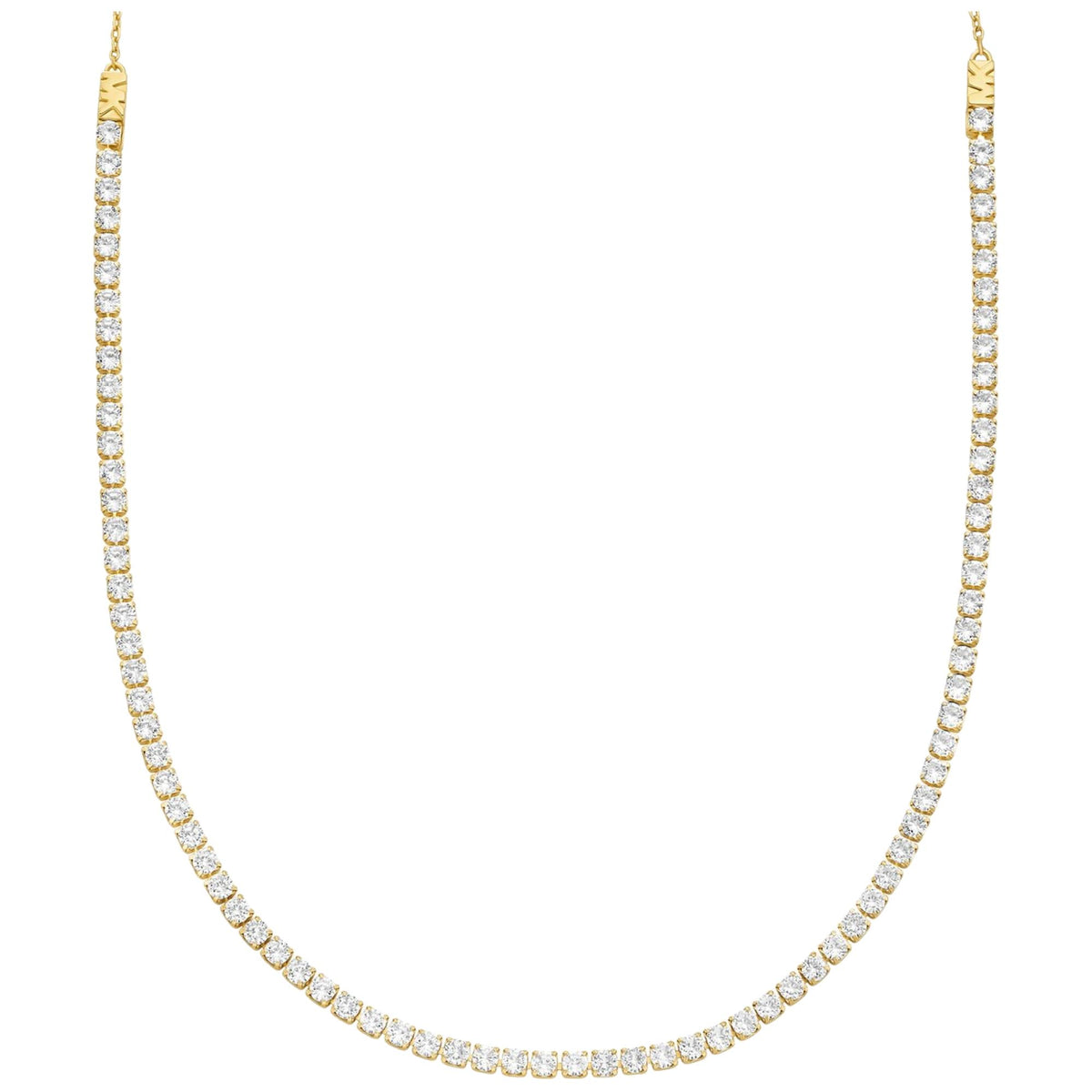 Michael Kors Brilliance Gold Pavé Ladies Tennis Necklace MKJ8649710