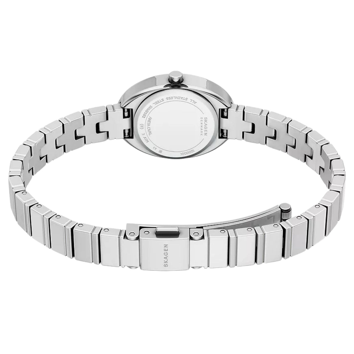 Skagen Anita Oval 20mm Mother of Pearl Steel Ladies Quartz Watch SKW3182
