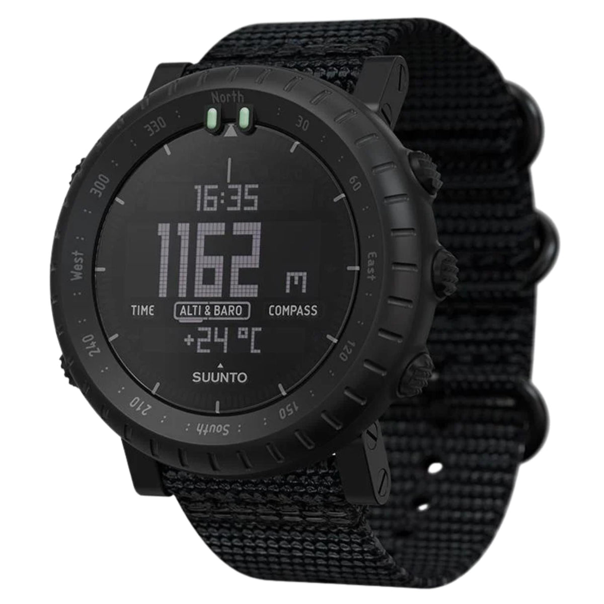 Suunto Core Alpha 49.5mm Digital Stealth Textile Outdoor Watch SS050504000