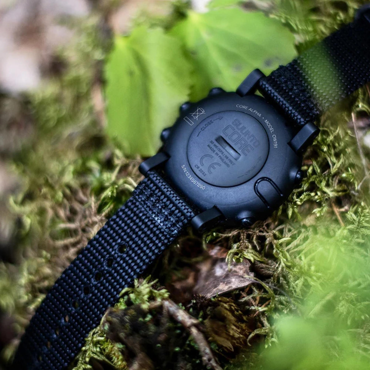 Suunto Core Alpha 49.5mm Digital Stealth Textile Outdoor Watch SS050504000