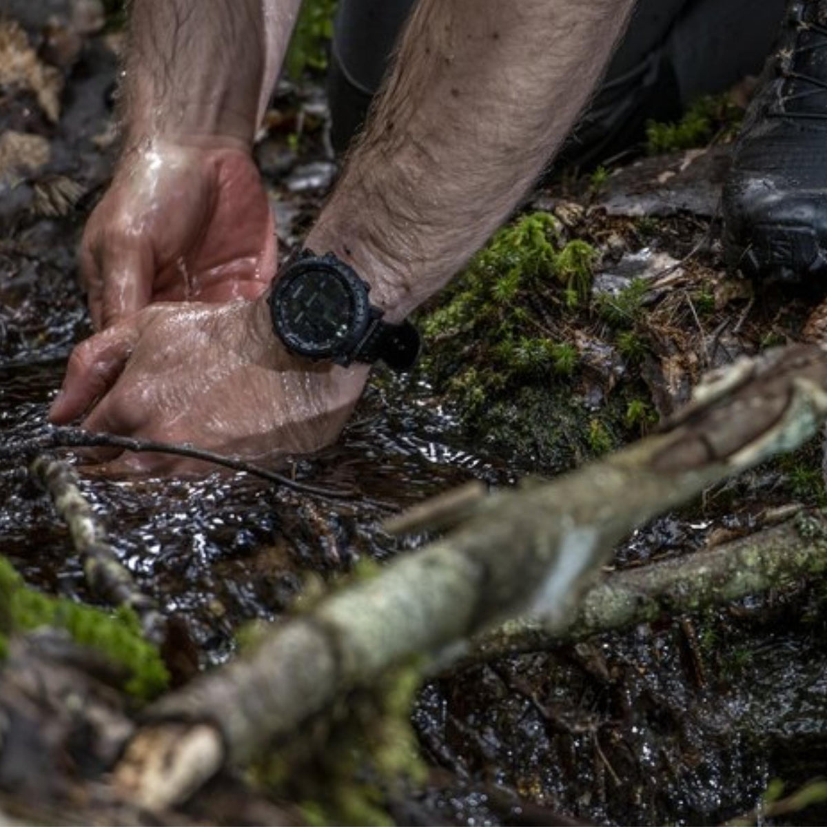 Suunto Core Alpha 49.5mm Digital Stealth Textile Outdoor Watch SS050504000