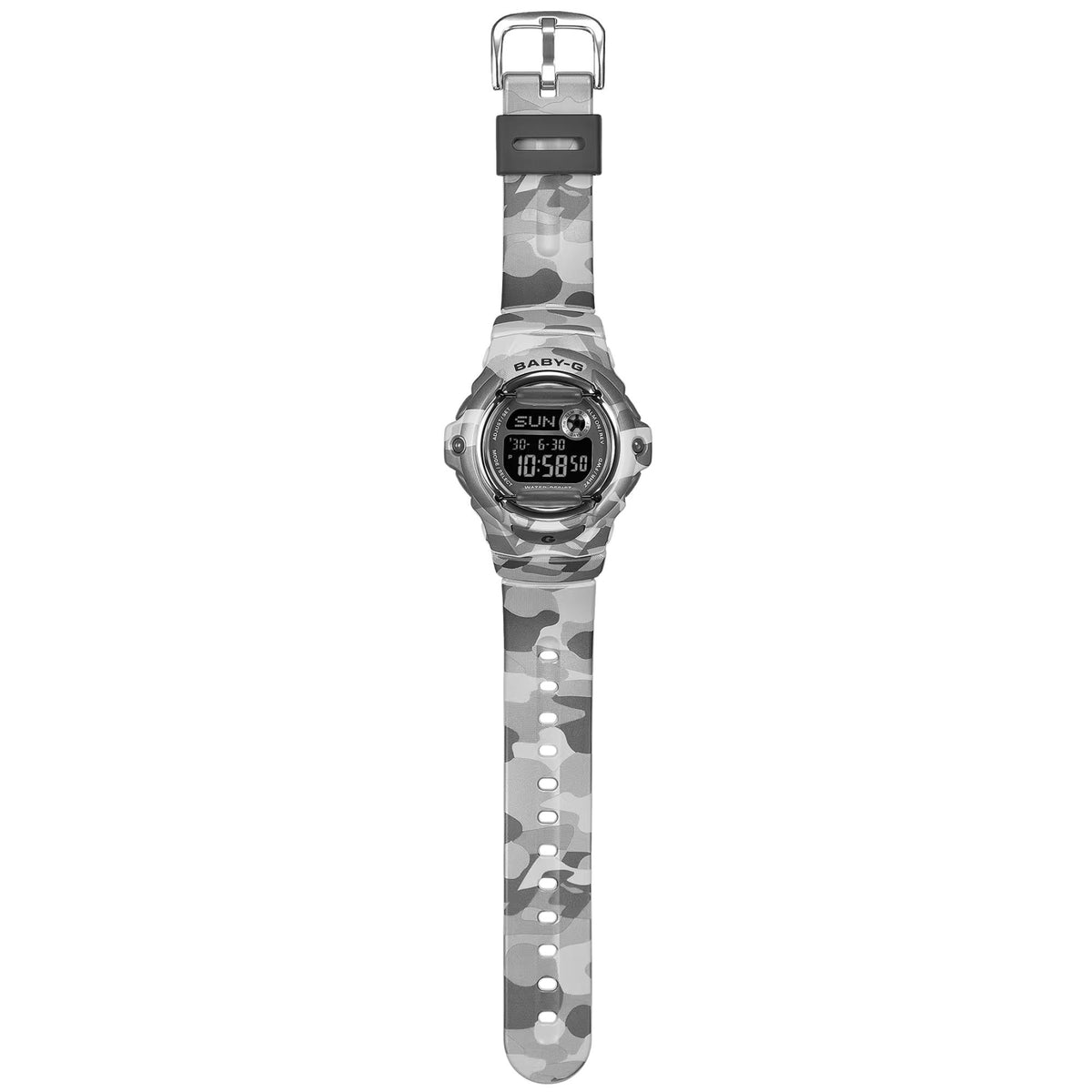Casio Baby-G BG-169 Series 42.5mm Digital Resin Ladies Quartz Watch BG-169CMB-8ER