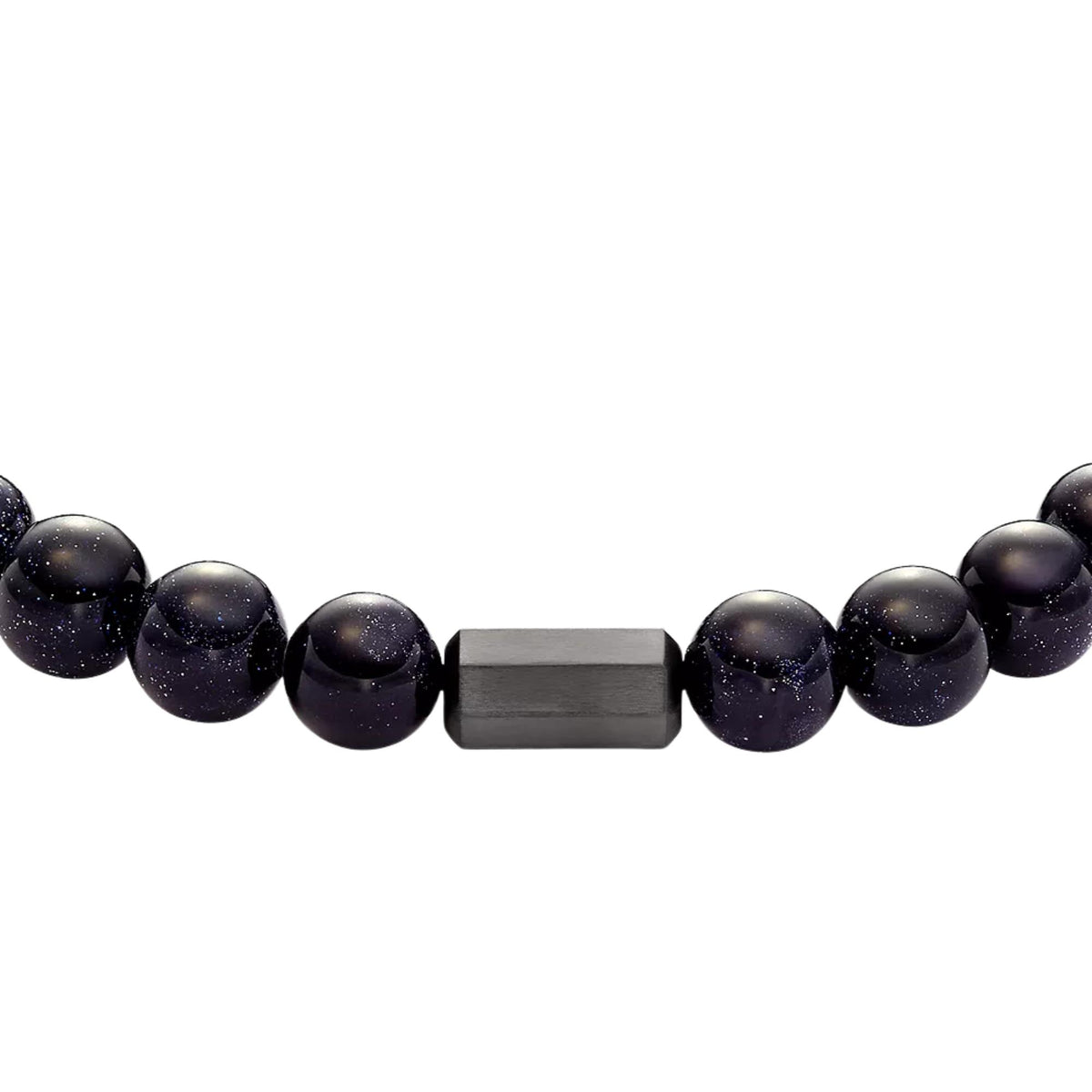 Fossil Galaxy Beads Steel Blue Mens Bracelet JF04819060