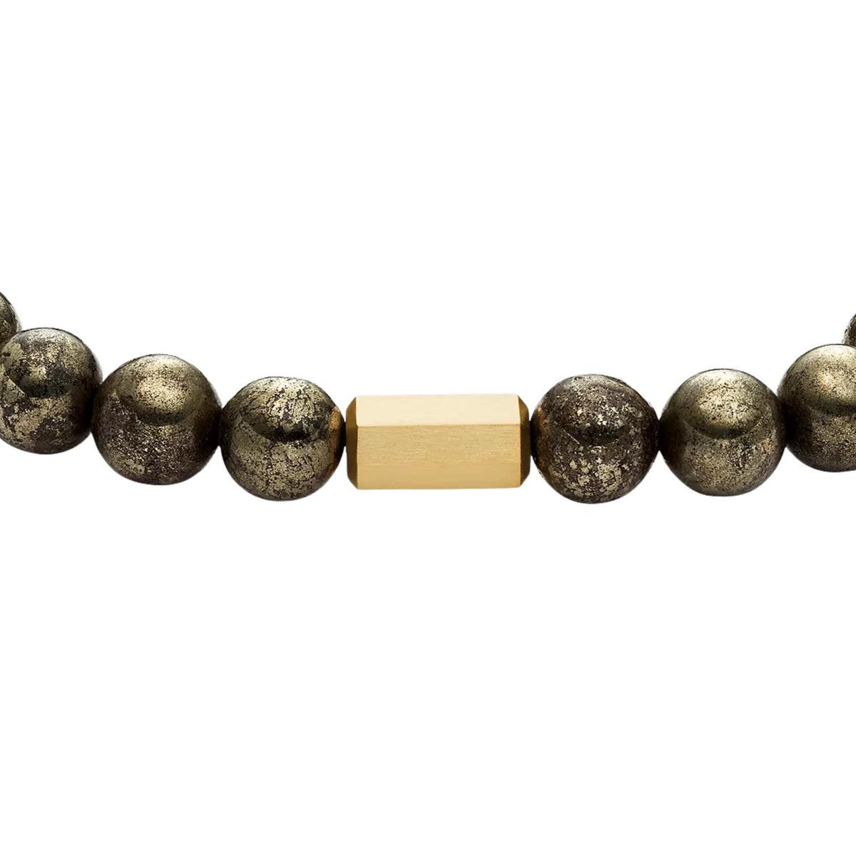 Fossil Galaxy Beads Steel Gold Mens Bracelet JF04820710