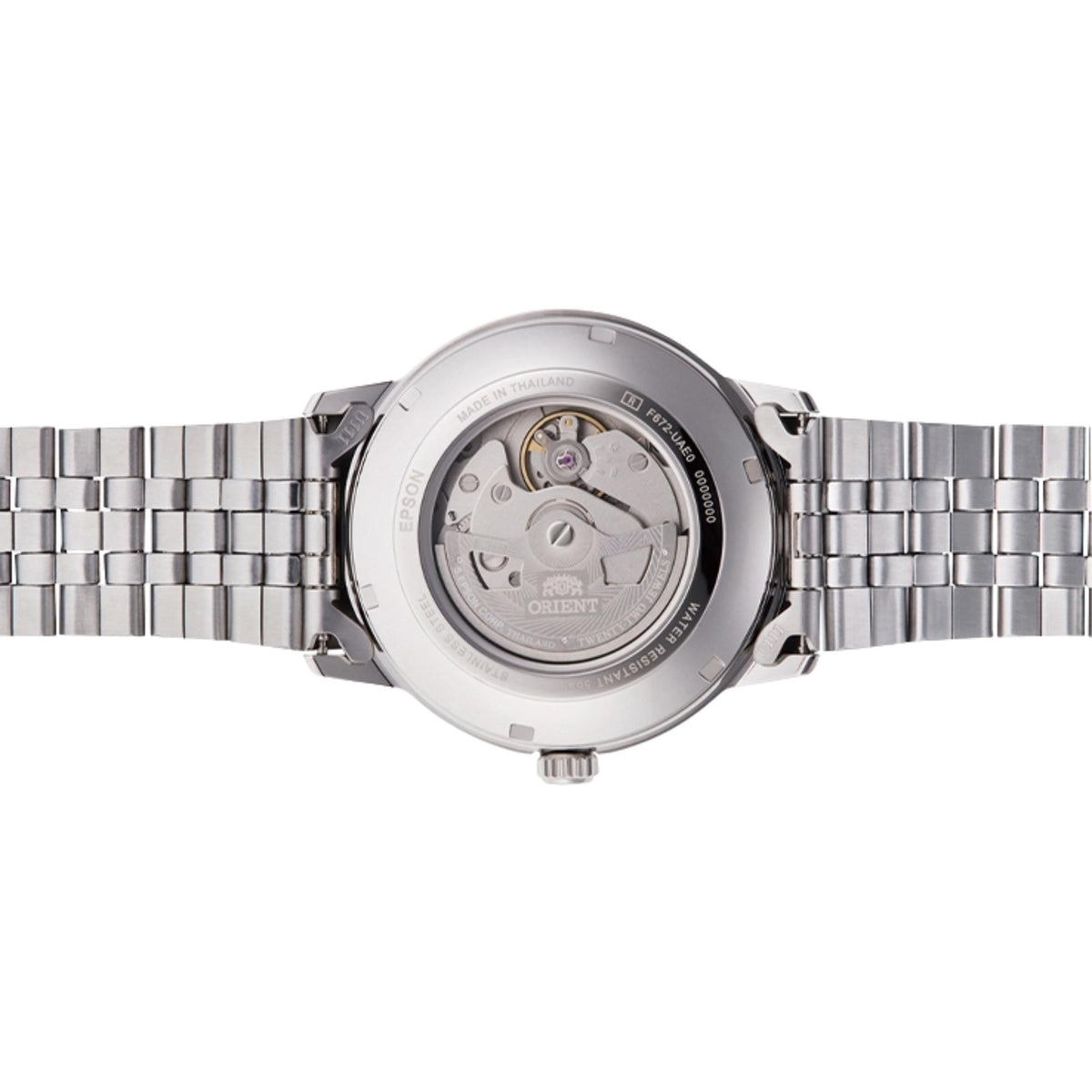 Orient Symphony 41mm Black Dial Steel Mens Automatic Watch RA-AC0F01B30B