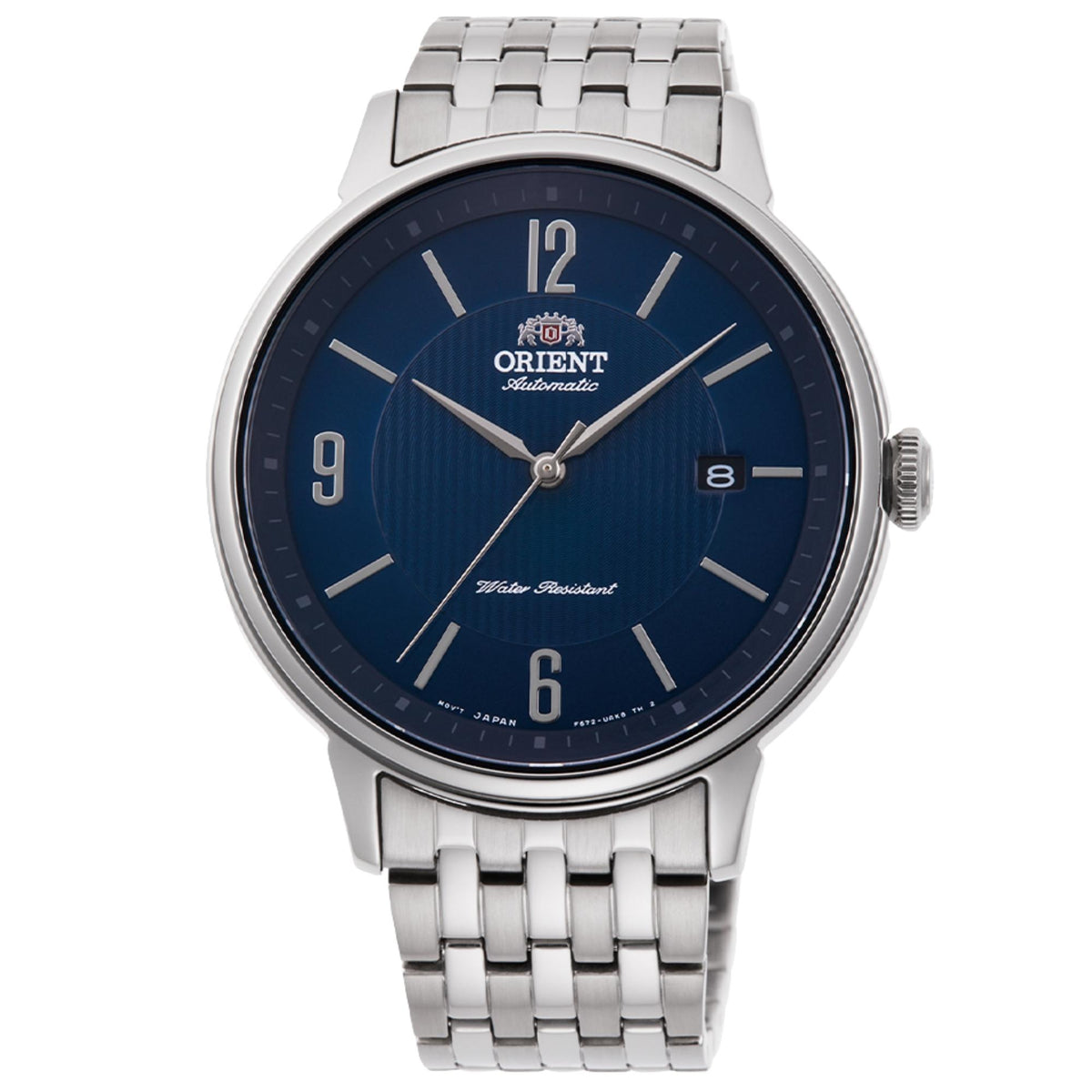 Orient Symphony 42mm Blue Dial Steel Mens Automatic Watch RA-AC0J09L30B