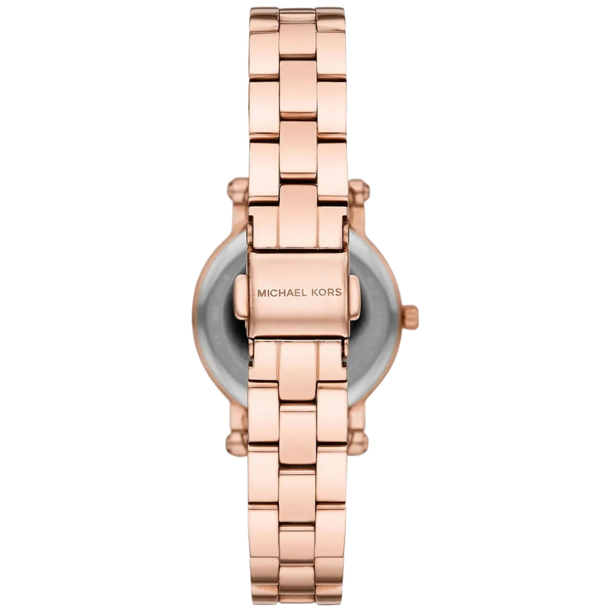Michael Kors Norie 28mm Mother of Pearl Dial Rose Gold-Tone Steel Ladies Quartz Watch MK3558