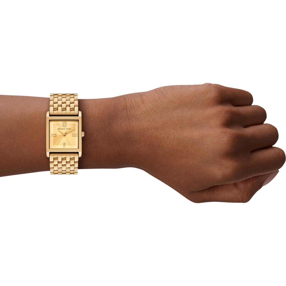 Michael Kors Petite Georgie 27mm Gold Dial Yellow Gold-Tone Steel Ladies Quartz Watch MK4934