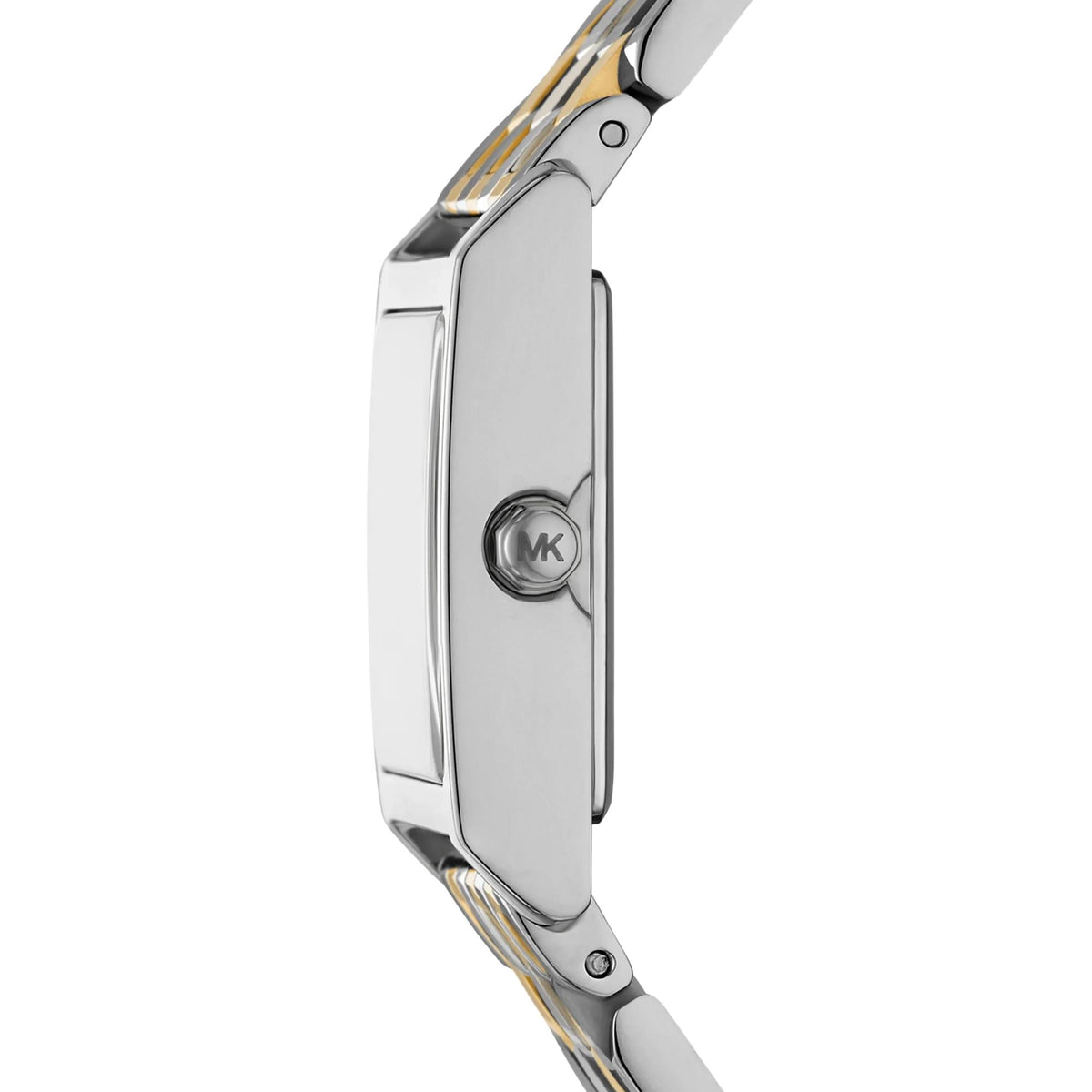 Michael Kors Petite Georgie 27mm Silver Dial Two-Tone Steel Ladies Quartz Watch MK4935
