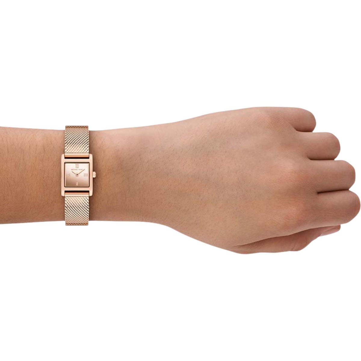Michael Kors Georgie 19mm Rose Gold Dial Rose Gold-Tone Steel Ladies Quartz Watch MK4960