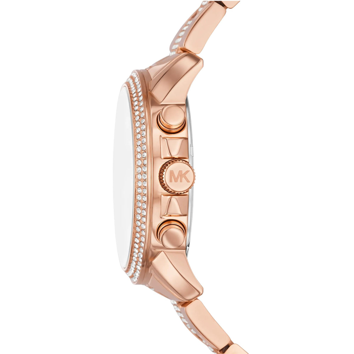 Michael Kors Brynn 40mm Chronograph Rose Gold Dial Rose Gold-Tone Steel Ladies Quartz Watch MK7505