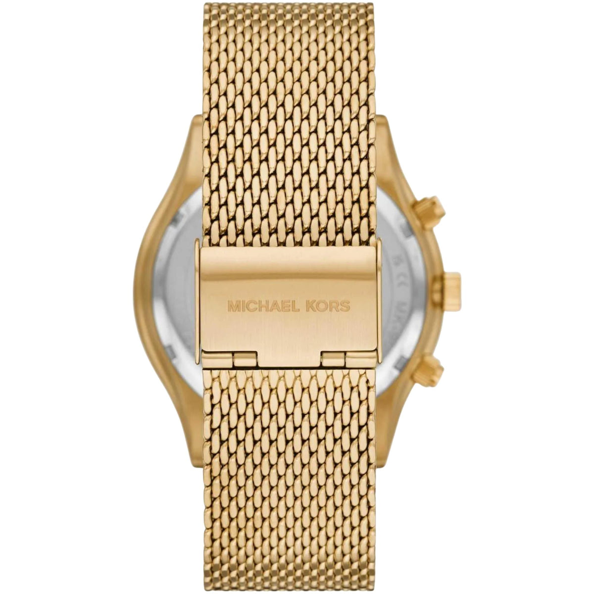 Michael Kors Slim Runway 44mm Gold Dial Yellow Gold-Tone Steel Mens Quartz Watch MK8625