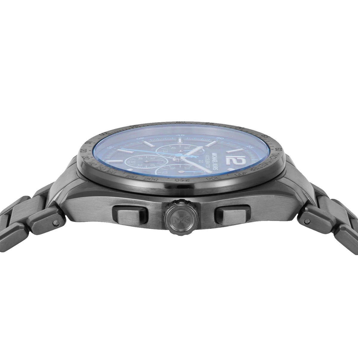 Michael Kors Accelerator 2.0 44mm Chronograph Blue Dial Steel Mens Quartz Watch MK9178