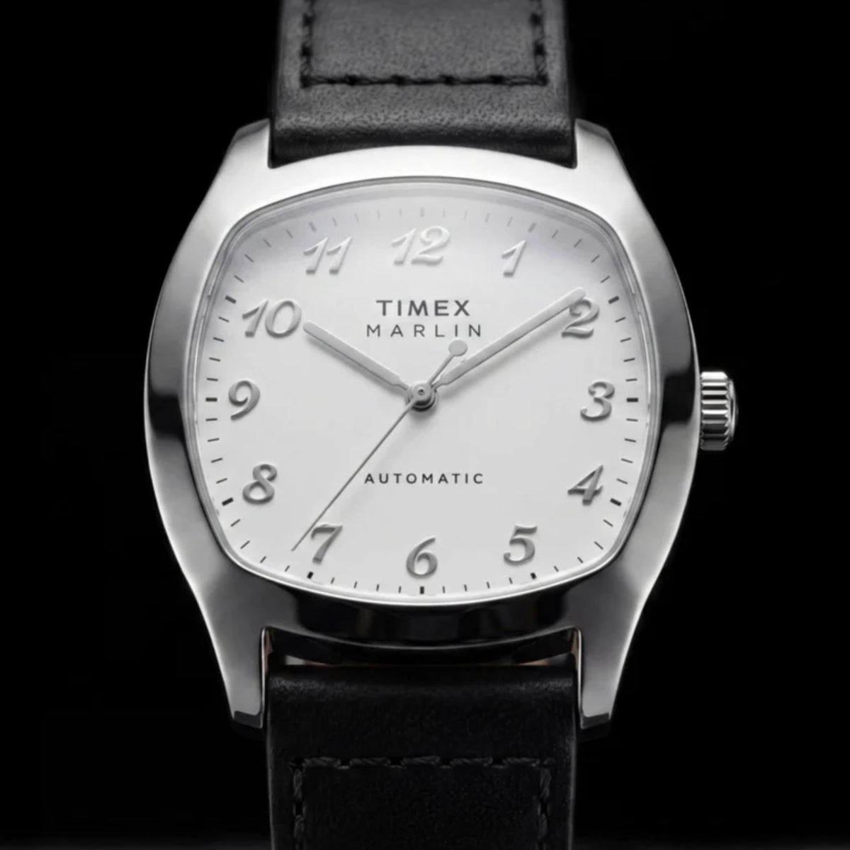 Timex Marlin Chatham 36mm White Dial Leather Mens Automatic Watch TW2Y84300