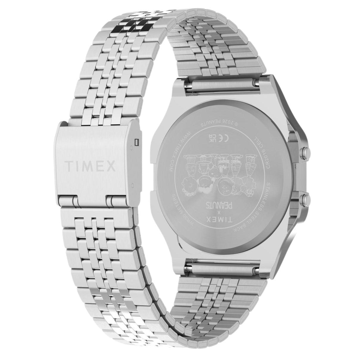 Timex Peanuts x T80 35mm Digital Steel Quartz Watch TW2Y76700