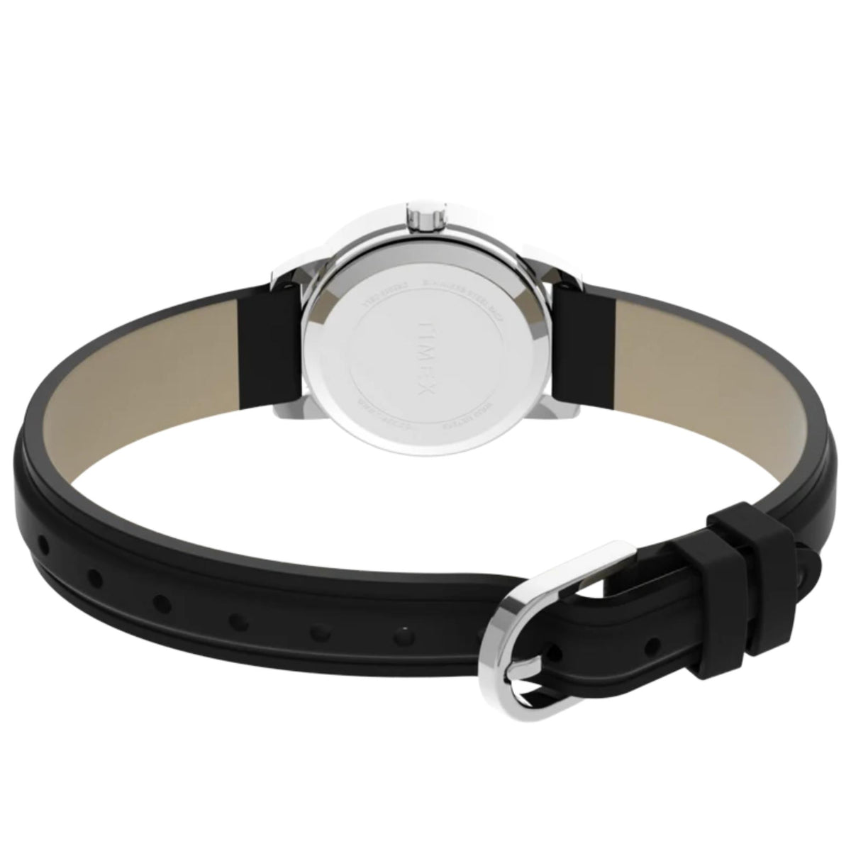 Timex Easy Reader 25mm White Dial Leather Ladies Quartz Watch T2H331