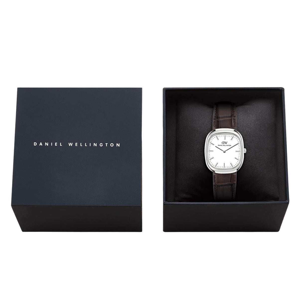Daniel Wellington Cort 30mm White Dial Leather Ladies Quartz Watch DW00100988