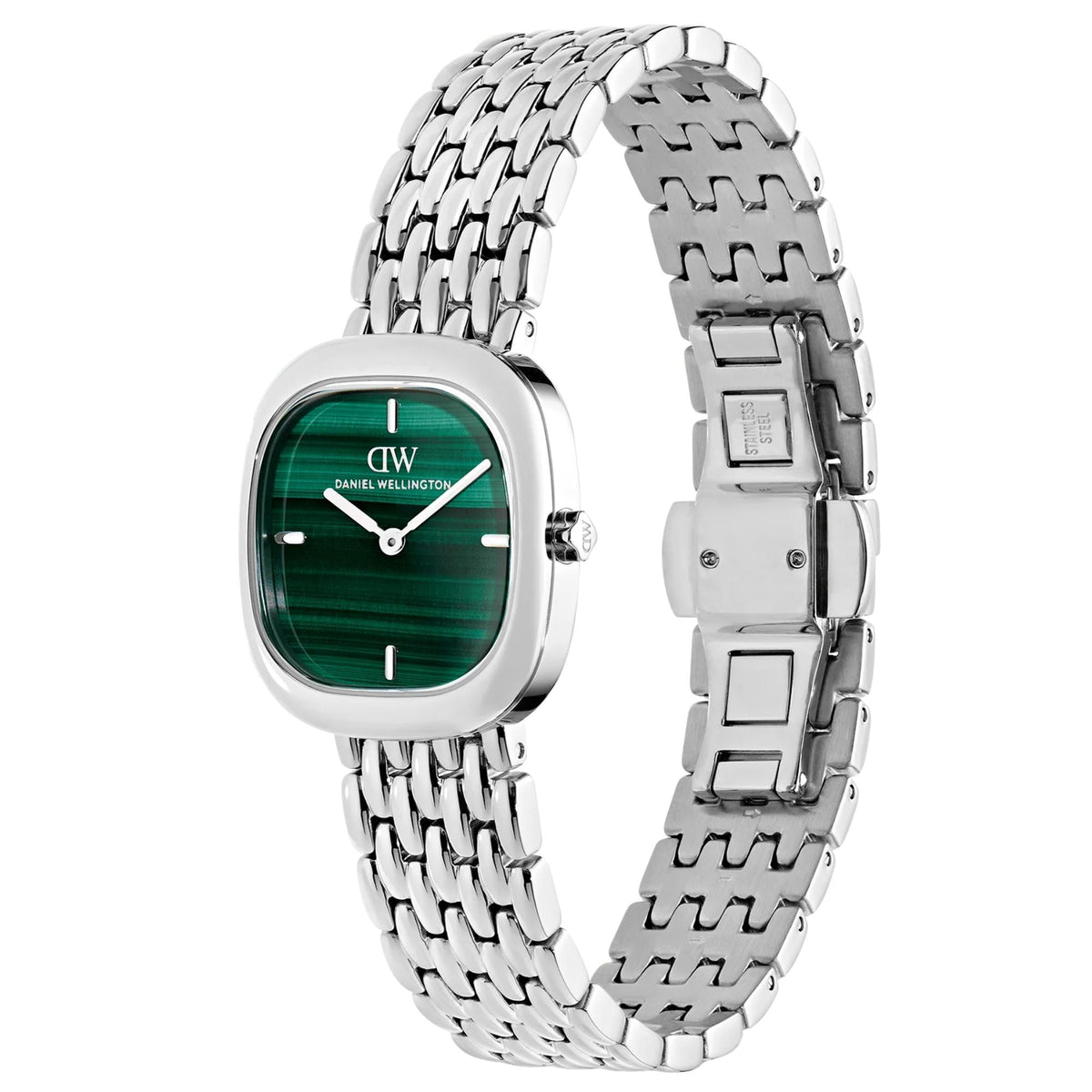 Daniel Wellington Corta 24mm Green Dial Steel Ladies Quartz Watch DW00100991