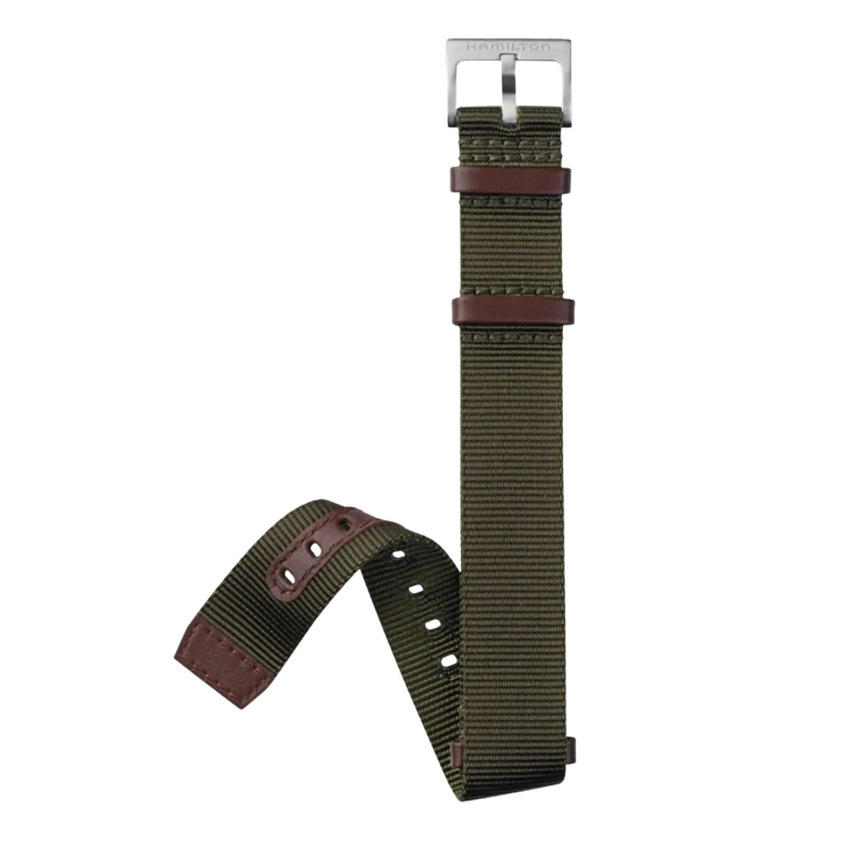 Hamilton Khaki Field 18mm Green Textile NATO Strap H690000224