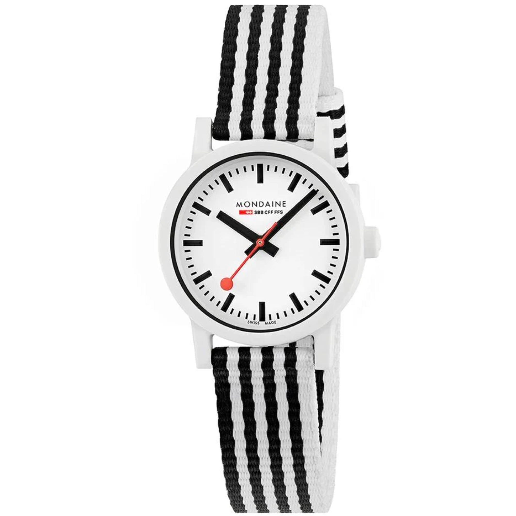 Mondaine Essence Quartz White Dial Watch MS1.32110.LA