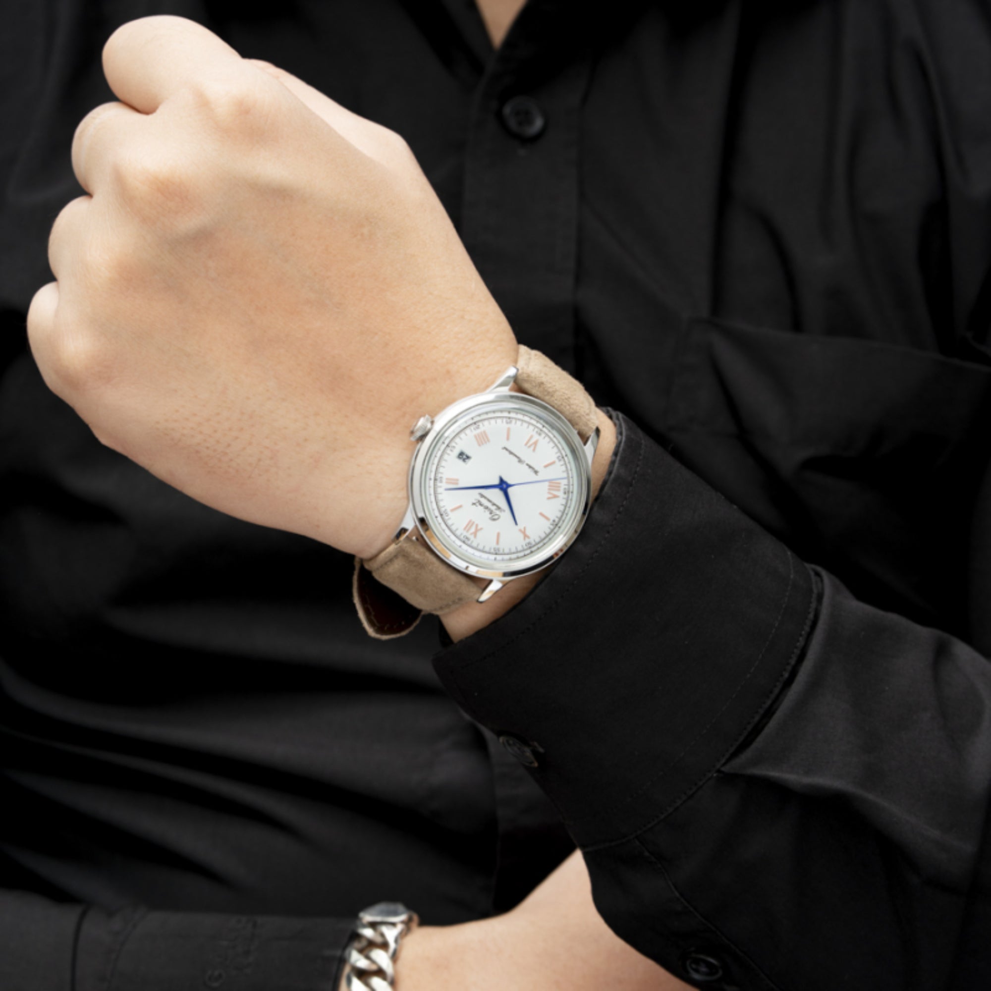 Orient Bambino Classic Silver Dial Men's Watch RA-AC0027S30B