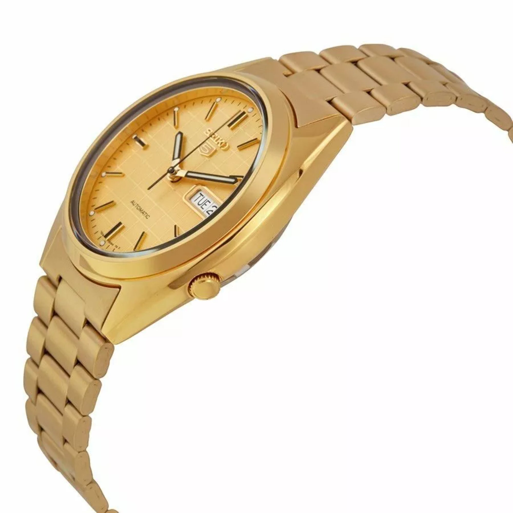 Seiko 5 Automatic Gold Dial Men's Watch SNXL72K1