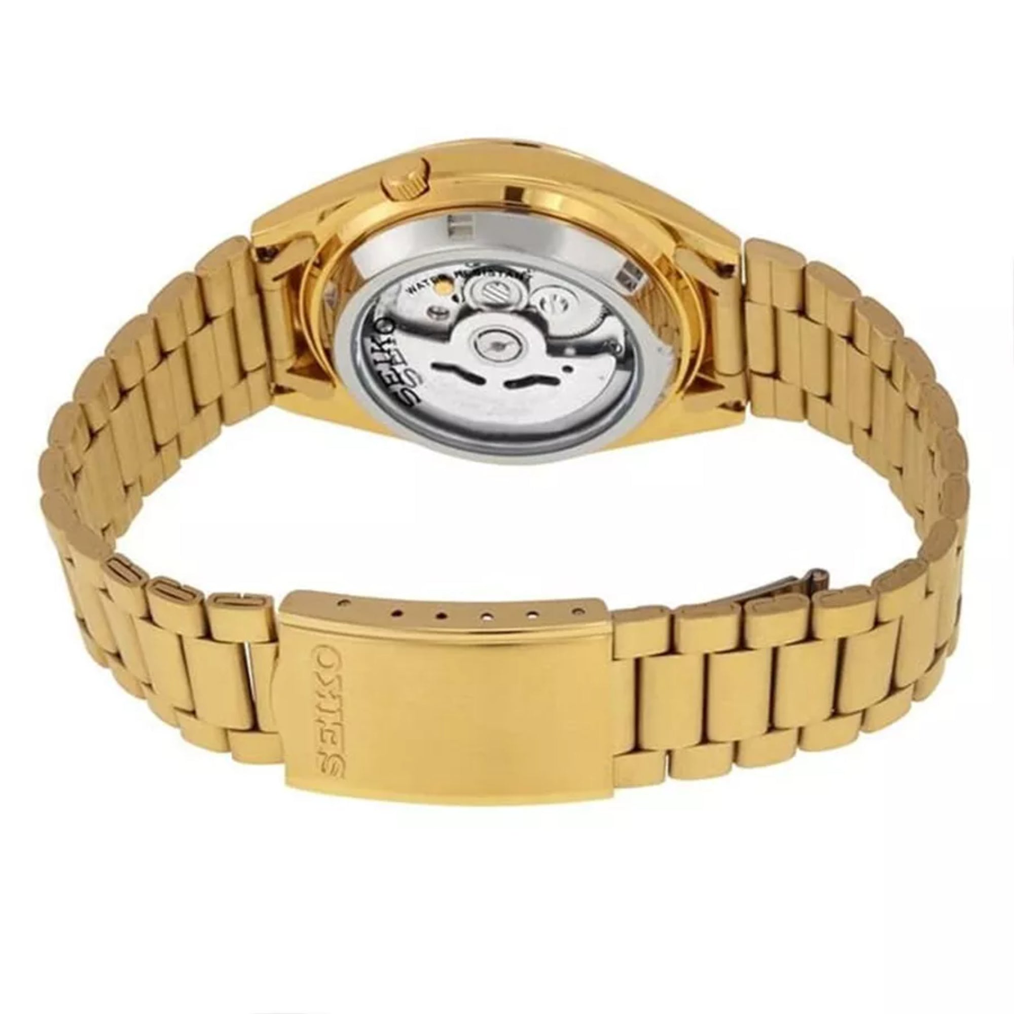 Seiko 5 Automatic Gold Dial Men's Watch SNXL72K1