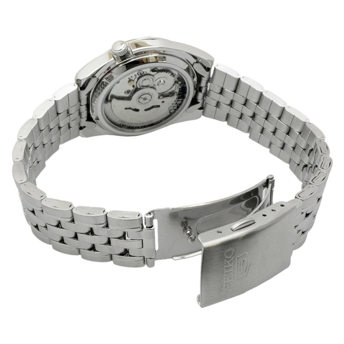Seiko 5 Automatic Silver Dial Steel Strap Men's Watch SNK385K1