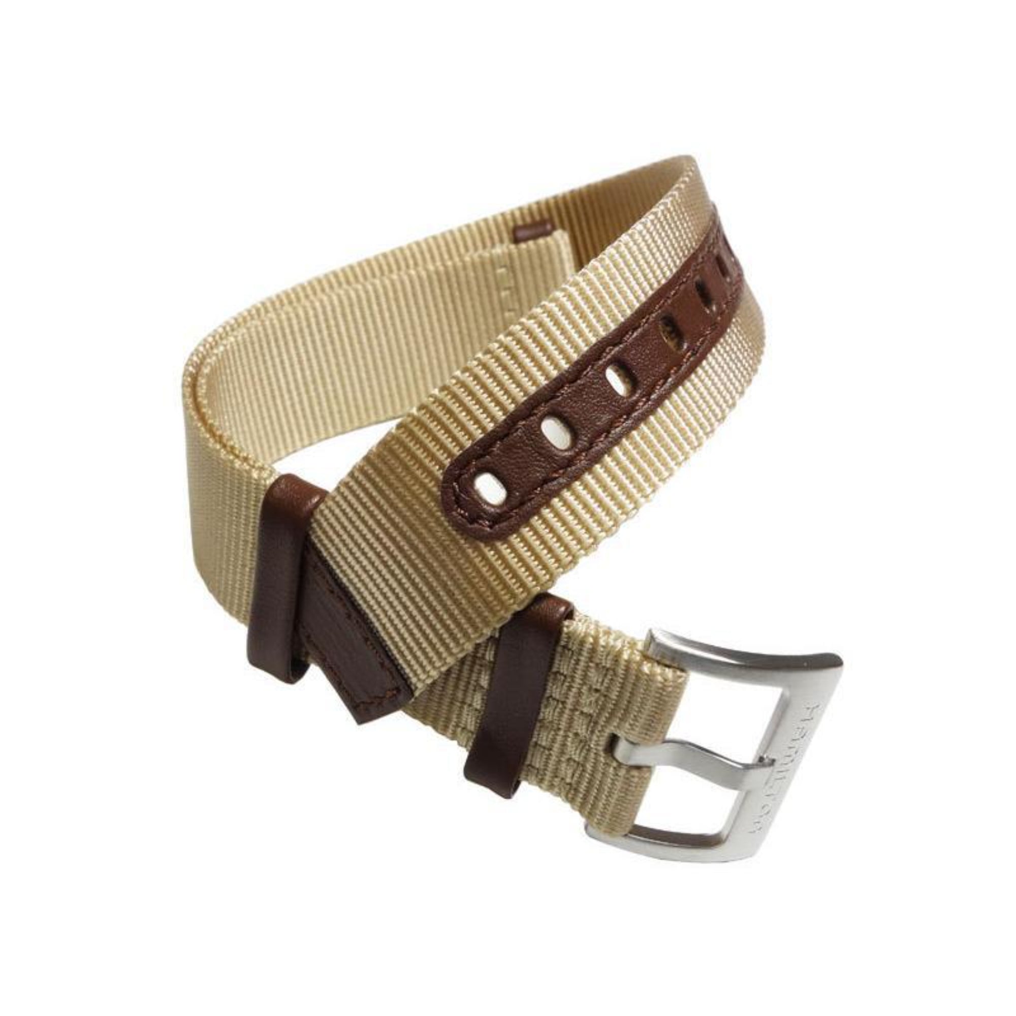 Hamilton Khaki Field Beige NATO Textile Watch Strap H690694103