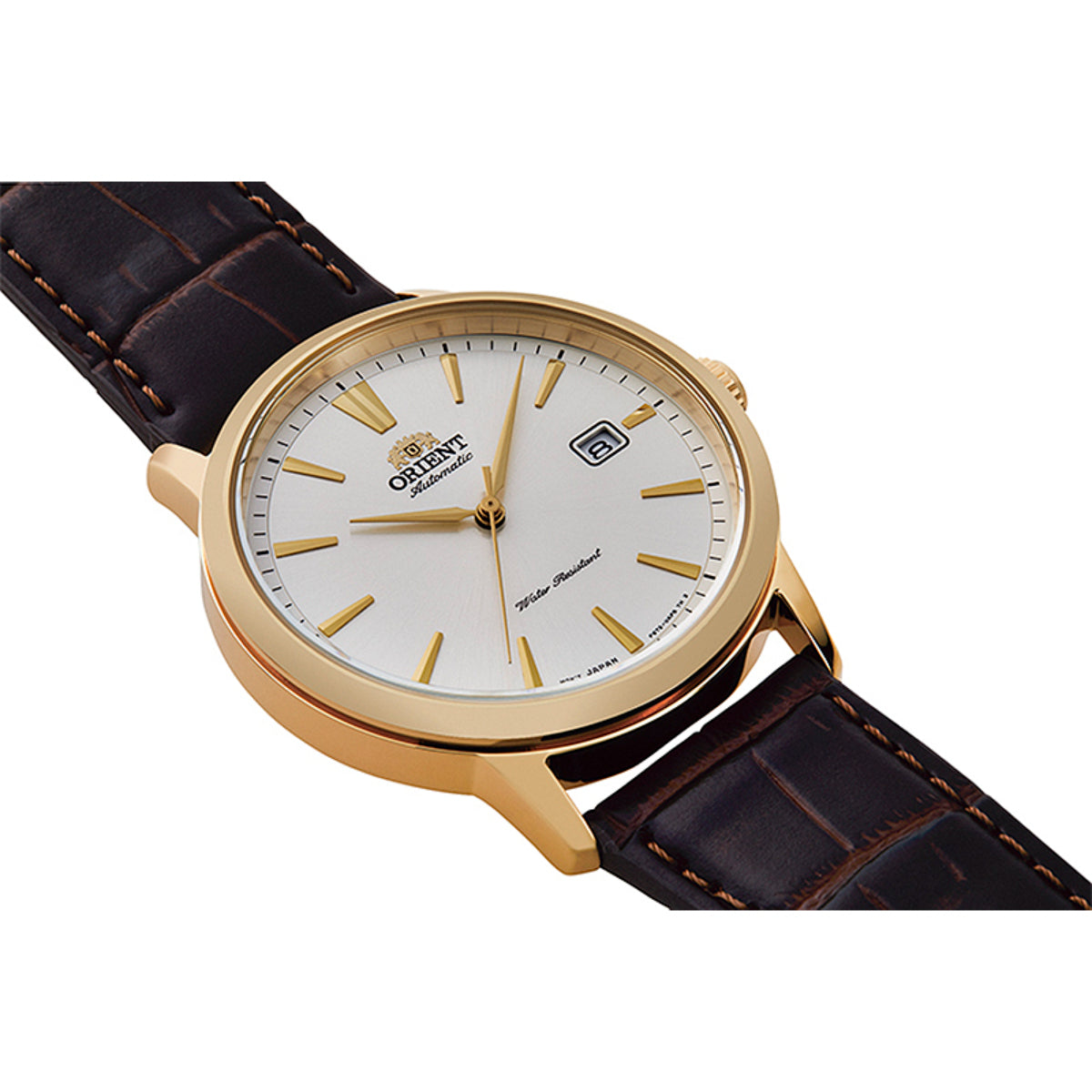 Orient Symphony RA-AC0F04S30B leather strap side view