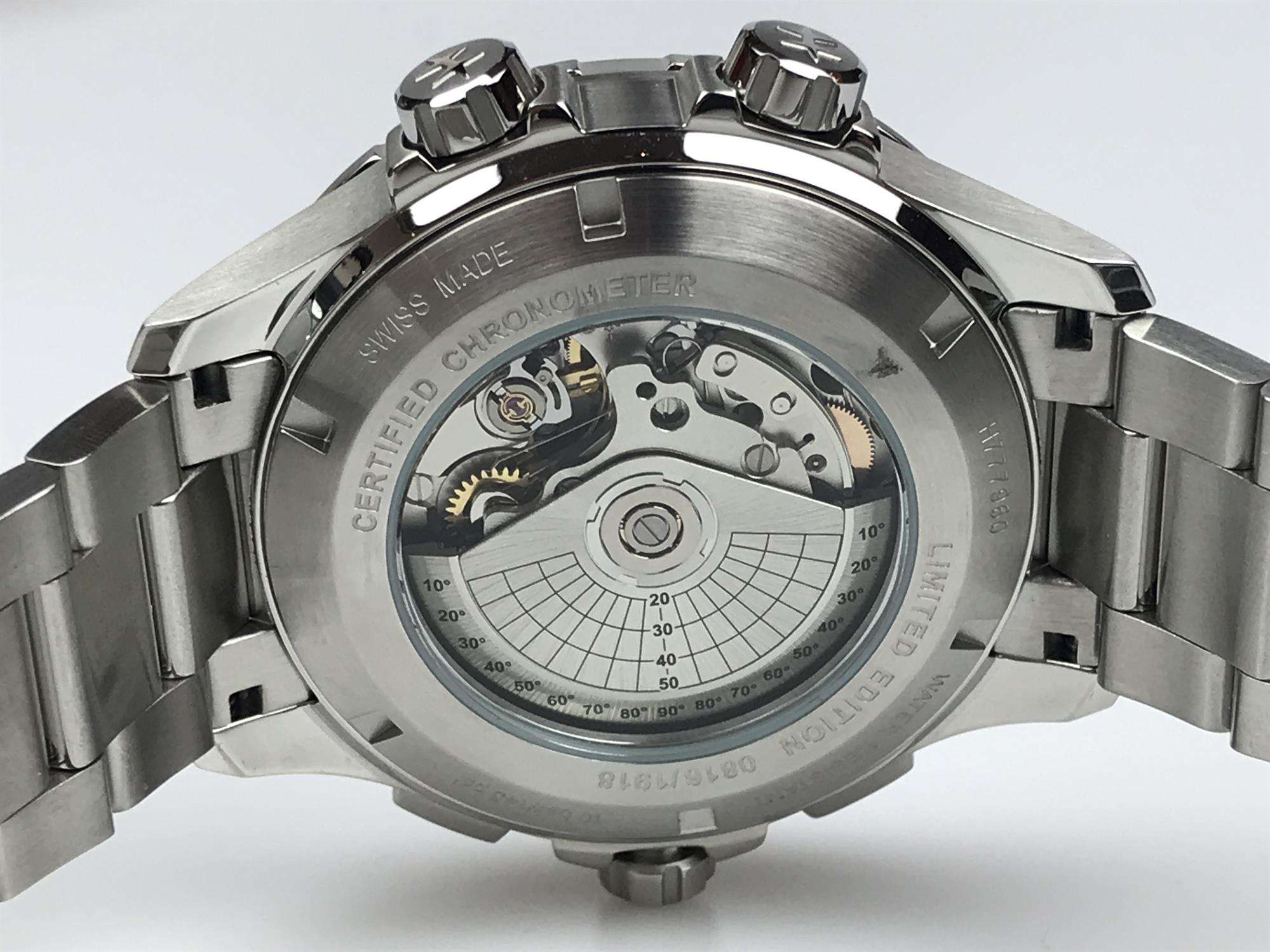 Hamilton Khaki Aviation 45mm Limited Edition Black Dial Steel Mens Automatic Watch H77796135