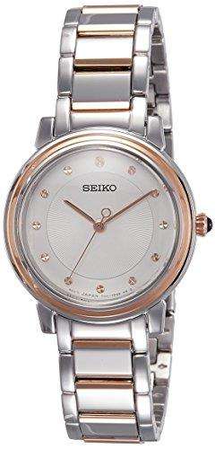 Seiko Analog White Dial Stainless Steel Strap Women’s Watch SRZ480P1