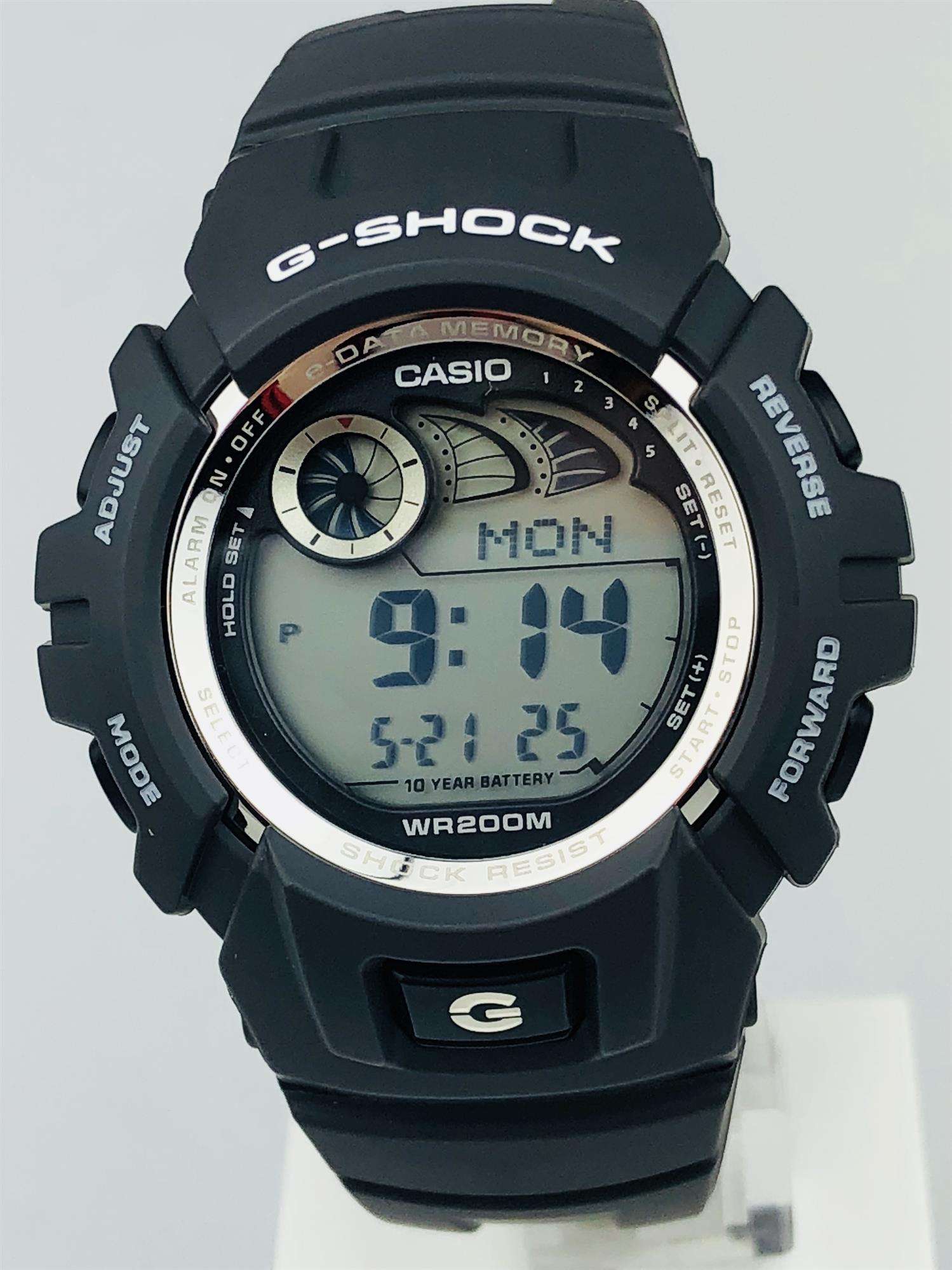 Casio G-Shock Black Men's Alarm Chronograph G-2900F-8VER - WatchNation