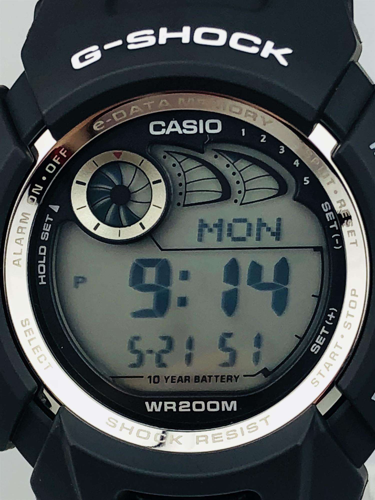 Casio G-Shock Black Men's Alarm Chronograph G-2900F-8VER - WatchNation