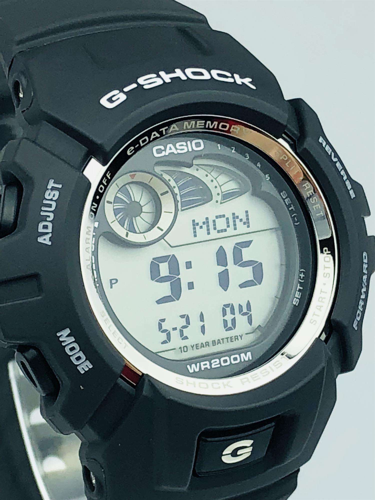 Casio G-Shock Black Men's Alarm Chronograph G-2900F-8VER - WatchNation