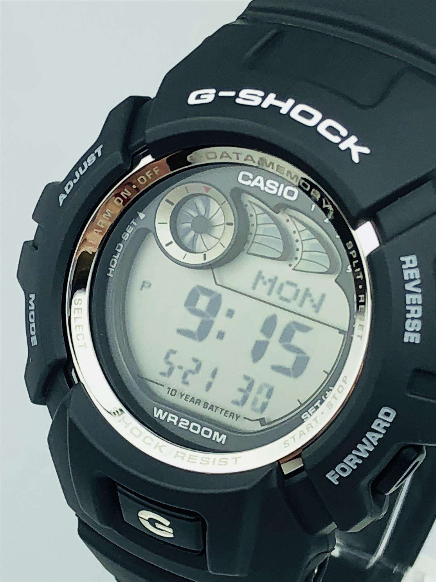 Casio G-Shock Black Men's Alarm Chronograph G-2900F-8VER - WatchNation