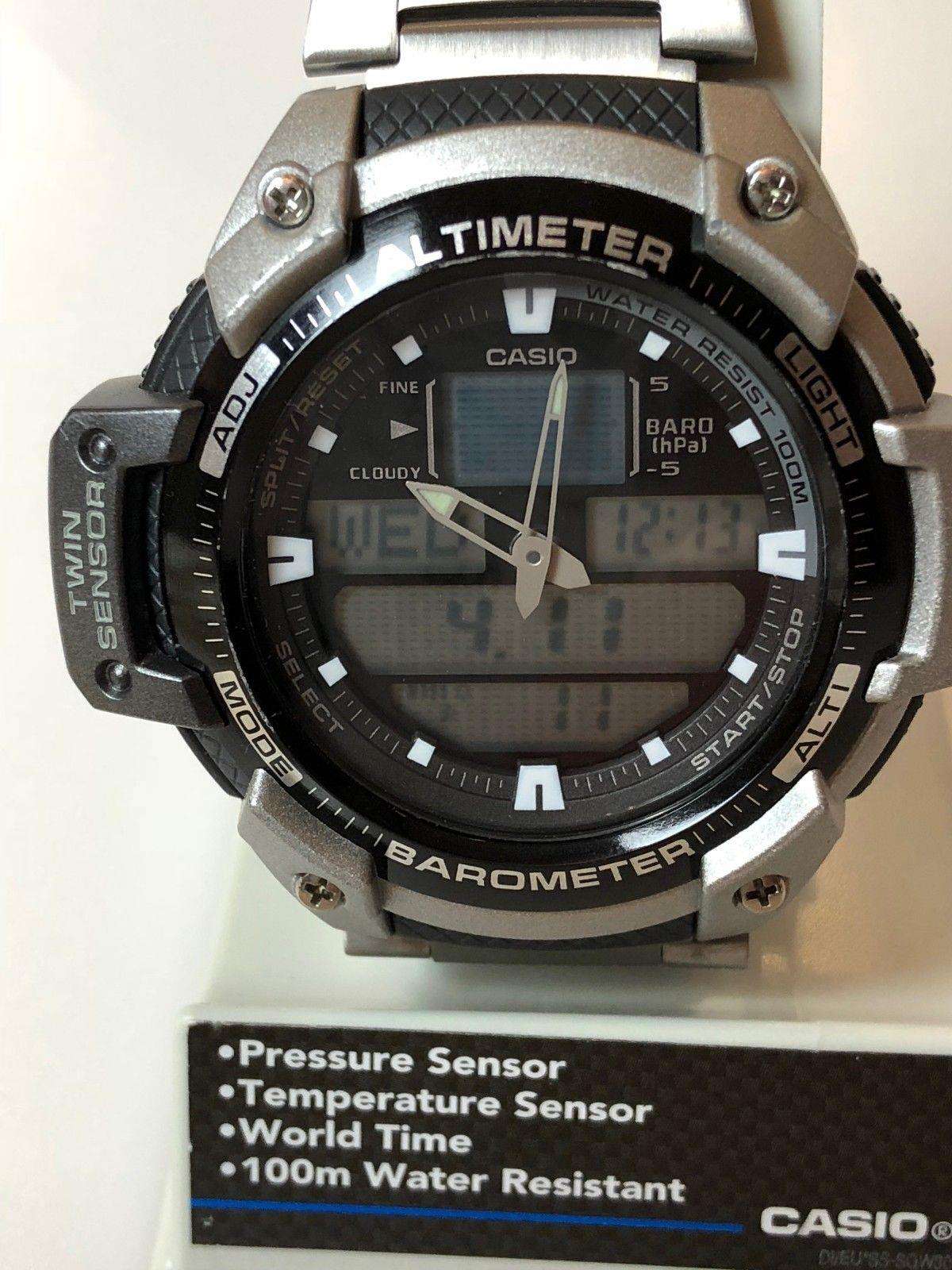 Casio Sports Gear Men's Alarm Chronograph  SGW-400HD-1BVER - WatchNation