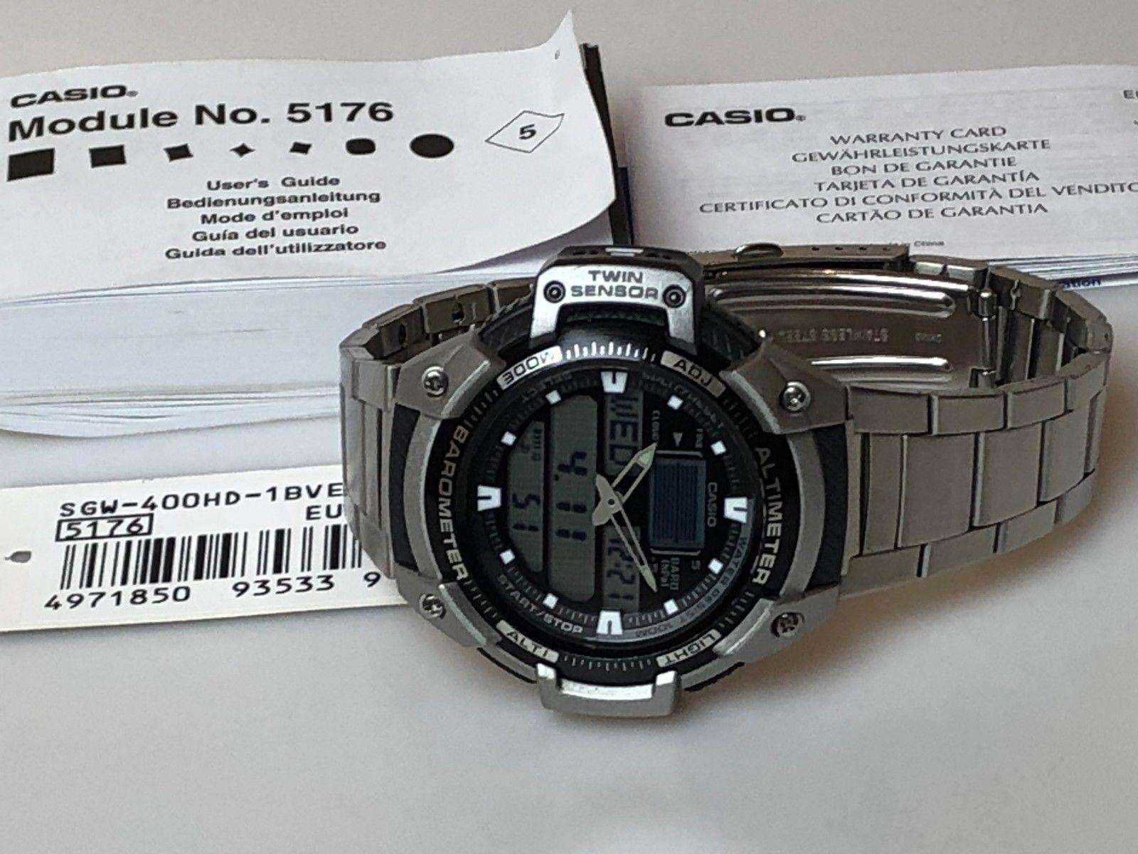 Casio Sports Gear Men's Alarm Chronograph  SGW-400HD-1BVER - WatchNation