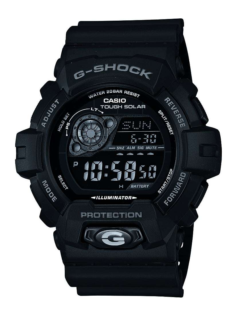 Casio G-Shock Schwarz Herren Alarm Chronograph GR-8900A-1ER
