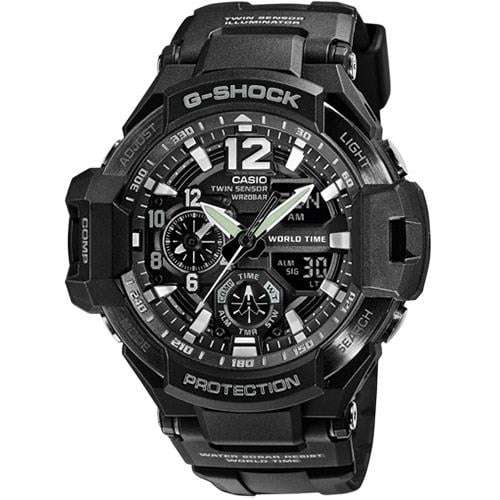 Casio G-Shock Master of G Gravitymaster Men’s Alarm Chronograph GA-1100-1AER - WatchNation