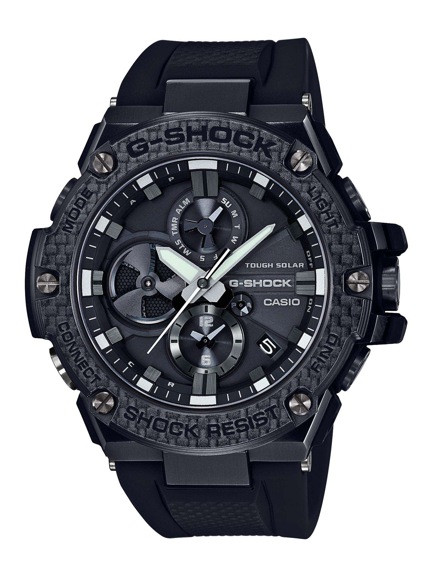Casio G-Steel Carbon Fibre Bezel Men’s Smartwatch GST-B100X-1AER