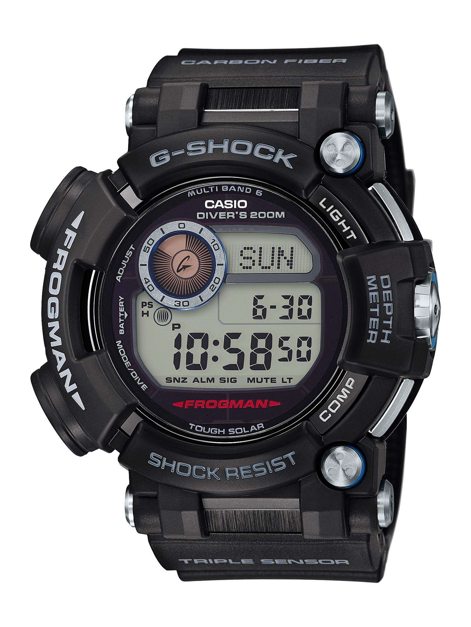Casio G-Shock Master of G Frogman Herren Uhr GWF-D1000-1ER